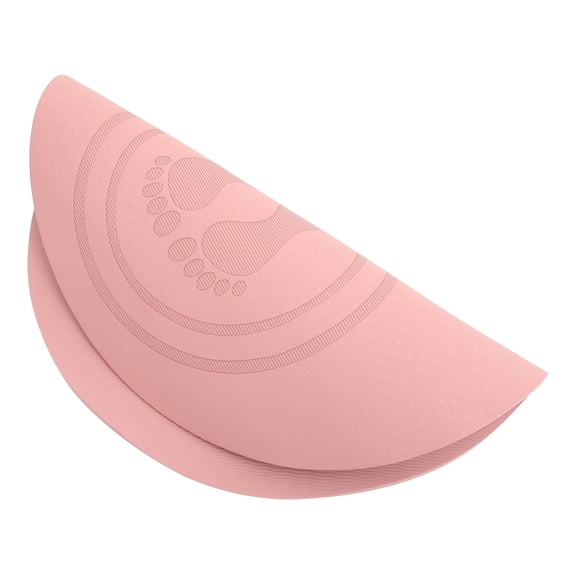 LEORX Skipping Mat TPE Pink for Indoor Exercise with Shock Absorption 1Pack