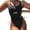Black, variant on Swimsuit for Women Solid Color Classic One Piece Bathing Suit Simple Chic Swimwear for Summer Pool Beach,Black XL