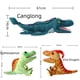 thumbnail image 5 of Muñeco de peluche de dinosaurio de dibujos animados con boca abierta para interacción entre padres e hijos, muñeco de peluche Canglong, muñeco de dinosaurio Overlord con boca movible, 5 of 5