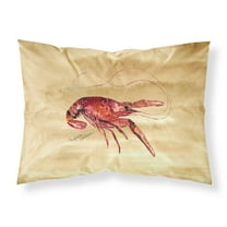 Carolines Treasures 8230PILLOWCASE Crawfish Fabric Standard Pillowcase Standard multicolor