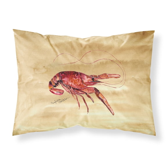 Carolines Treasures 8230PILLOWCASE Crawfish Fabric Standard Pillowcase Standard multicolor