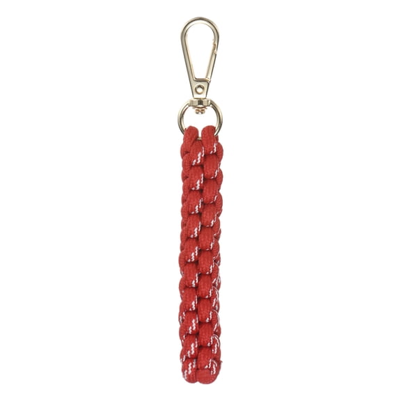 Rope Keychain [1PCS] - Keychain Boho Bag Charm - [Red] Braided Keychain