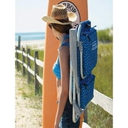 Tommy Bahama Backpack Aluminum Beach Chair - Blue Floral