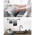 thumbnail image 5 of Grey Coastal Wave Kitchen Dish Towels for Drying Dishes Set of 4, Summer Ocean Nautical Beach Ombre Waffle Weave Microfiber Hand Tea Bathroom Towels Quick Dry & Absorbent Towel 15.7x23.6, 5 of 7