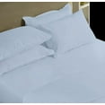 thumbnail image 3 of Pacific Linens Bed Sheet Set Deep Pocket Comfort | Poly Cotton Blend | Hypoallergenic, Wrinkle, Fade&Stain Resistant | 300 Thread Count | 3 Piece | Twin Size | Sky Blue, 3 of 3