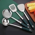 thumbnail image 3 of 1 Packs Stainless Steel Kitchen Utensil Cooking Spoon Spatula Slotted Turner for Nonstick Pans Dishwasher Safe Ergonomic Handle Home Kitchen Tools, 3 of 7