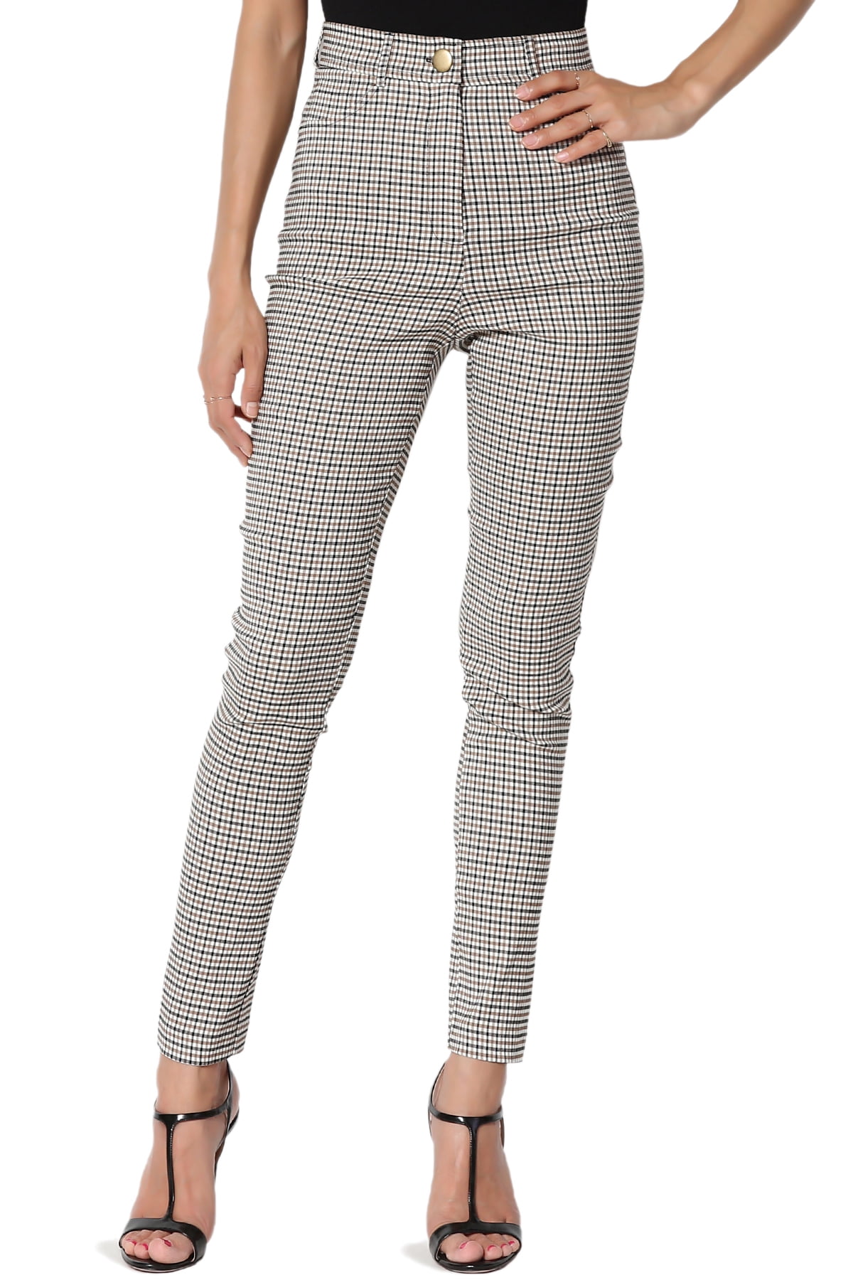 checked work pants