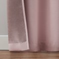 thumbnail image 4 of Hopscotch Ethan Blush 4-Piece Rod Pocket Blackout Curtain Panel Set 38"x84" - White, 4 of 5