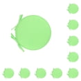 thumbnail image 3 of Cojín de algodón suave Wosthever para silla de bistró verde claro 10Conjunto, 3 of 6