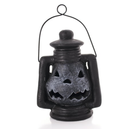 Pumpkin Shape Ceramic - Ceramic Pumpkin Head Light-Up Lantern 5