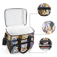 thumbnail image 6 of FORMRS Insulated Cooler Bag 24 Cans Capacity Soft Leakproof Lunch Box with Side Pockets, Purple Flowers, 6 of 7