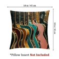 thumbnail image 4 of nygtbtfer Throw Pillow Covers, Couch Pillow Covers, Set of 2 Holiday Throw Pillow Covers, Colored Guitar, Pillow Covers Decorative, Pillow Covers White, 4 of 7