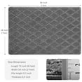 thumbnail image 2 of PURE ERA 2' x 3' Stair Tread Landing Mat Indoor Carpet Doormat Floor Mat Area Rug Self-adhensive Non-slip Back (Gray Diamond Trellis,24 in.x36 in.), 2 of 7