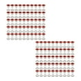 thumbnail image 1 of 100 Pcs Œillets en Métal Ronds Robustes Multi-Usages pour Ceinture Jeans Scrapbooking Fabrication de Cartes Toile orange, 1 of 8