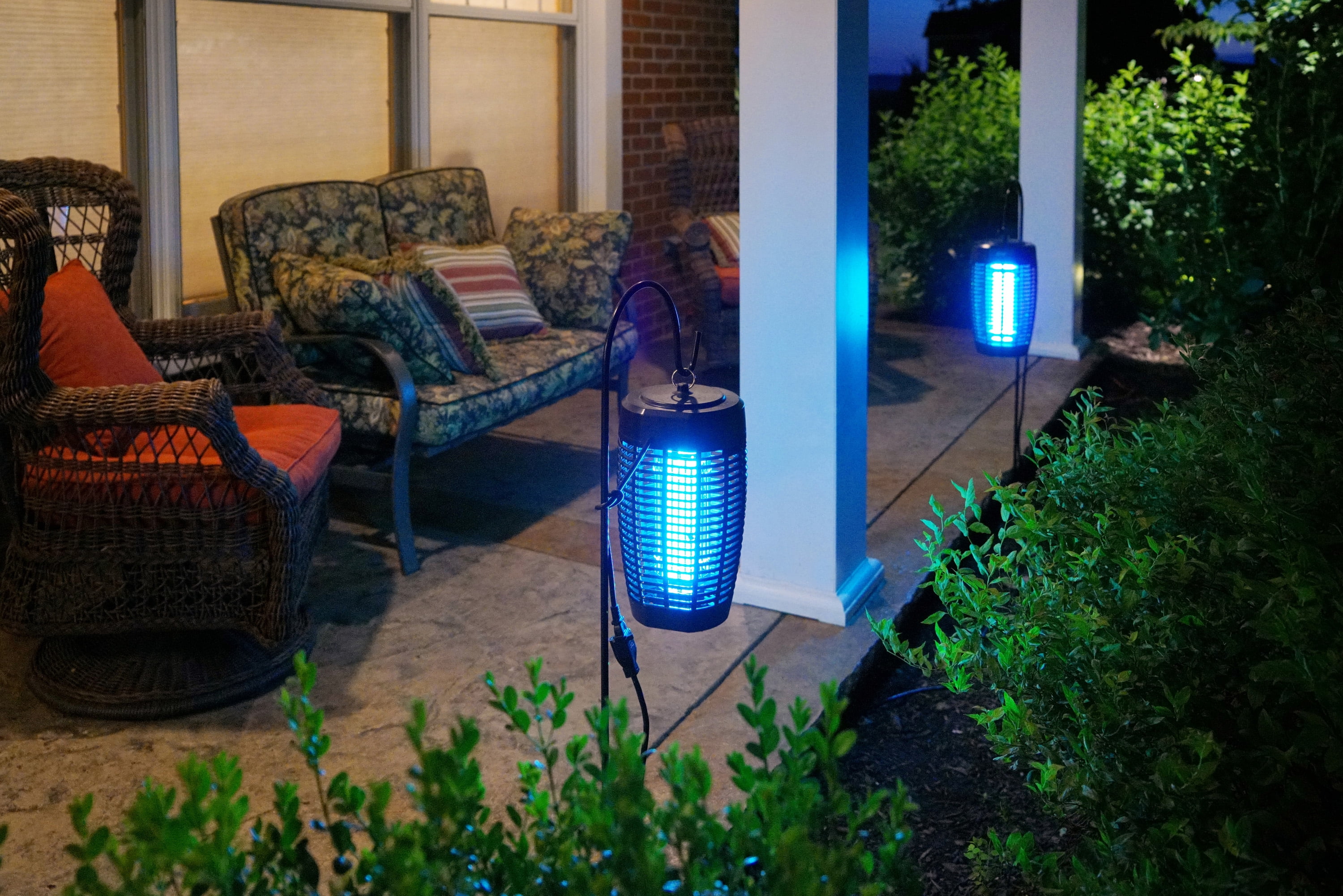 PIC 20W Outdoor Mosquito Bug Zapper, Electric Insect Killer, 1 Acre Coverage, Black