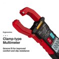 thumbnail image 4 of Clamp Meter 4000 Count Full Smart Auto Range True Rms Digital Multimeter Clamp Meter (1 Piece, Red), 4 of 5