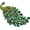 Green, variant on Vitage Style Crystal Large Peacock Feather Pin Brooch