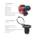 thumbnail image 4 of Bicicleta YSANAM Road Bicycle Handlebar Rearview Plug Reflector Mirror (con luz), 4 of 6