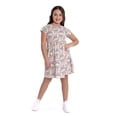 thumbnail image 4 of Pink Floyd Girls’ Play Dress with Short Sleeves, 2-Pack, Sizes 4-16, 4 of 9