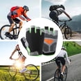 thumbnail image 2 of Hearth & Gear Net Half Finger Gloves Spring And Summer Sports Wear Gloves Windproof Riding Elastic Gloves Biking Shirts Cycling Suit Cycling Sleeves for Men Reflective Shirts for Men Magnified Chest, 2 of 4