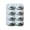 Blue, variant on Fun Themed Fishes Fin Ice Cubes Tray With 8 Sections Funny Ice Cubes Tray Fishes Great For Home And Restaurant Use