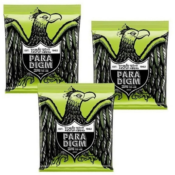 Ernie Ball Electric Guitar String Set 10-46 EB2021 Paradigm Slinky 3 Pack
