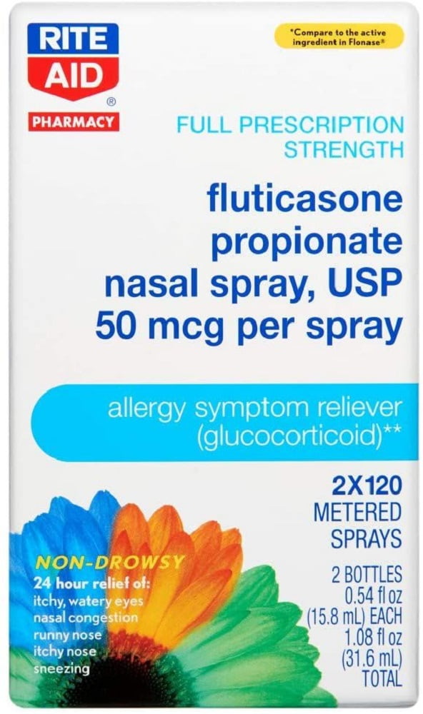 Rite Aid Allergy Relief Fluticasone Propionate Nasal Decongestant