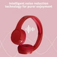 thumbnail image 3 of xjwjuw Bluetooth Headphones Over-Ear, Wireless Headset with HiFi Stereo and Microphone, Foldable Design and Long Battery Life, Comfortable Earcups for Music Gaming Travel and Office Work, 3 of 7