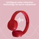 thumbnail image 3 of Auriculares Bluetooth supraaurales, inalámbricos con micrófono, estéreo de alta fidelidad, plegables, para teléfono móvil y PC., 3 of 7