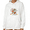 White, variant on Black Print hoodie Sweatshirt Kawaii Strawberry Print Fruit Lover Gift Hooded Sweatshirt S-2XL Tops