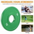 thumbnail image 3 of Gym Micro-Type Plates Dumbbell Weight Plate Rubber Fractional Weight Plates Add-on Aperture 50.4mm 1.0KG, 3 of 7