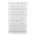 thumbnail image 5 of GZXS 6-Drawer Dresser for Bedroom, Chest of Drawers for Closet, Hallway, Entryway, Living Room, Easy Assembly, White, 5 of 10