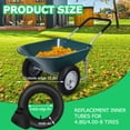 thumbnail image 2 of Keylever 4.80/4.00-8" Replacement Tire Inner Tubes with TR-13 Straight Valve Stem for Wheelbarrows, Lawn Mowers, Hand Trucks, Trailers, Tractor, 2 Pack, 2 of 9