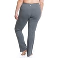 thumbnail image 2 of Rainbeau Curves Basic Compression Bootcut Pant, Women's Plus Gray 22/24, 2 of 3