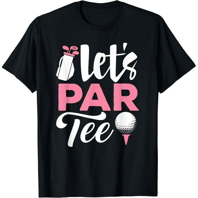 Let's par Tee T-Shirt de Golf Joueur Équipe de Golf Femmes Fille T-Shirt - comme sur l'Image - m