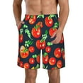 thumbnail image 1 of Fotbe Tomatoes Trajes de Baño Estampados para Hombre, Shorts de Verano de Secado Rápido, Ropa de Playa, Bañadores-Small, 1 of 6