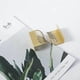 thumbnail image 3 of Pack Black Brass Leaf Cabinet Handles Kitchen Furniture Handles Single Drawer Free Punching Zinc Alloy Brushed Copper, 3 of 5