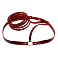 thumbnail image 4 of Arnés de cuero Punk cintura correas cinturón cuello jau Rave Cuerpo Halter joyería para mujeres y niñas - Rojo Macarena Cinturón de cintura de arnés de mujer, 4 of 8