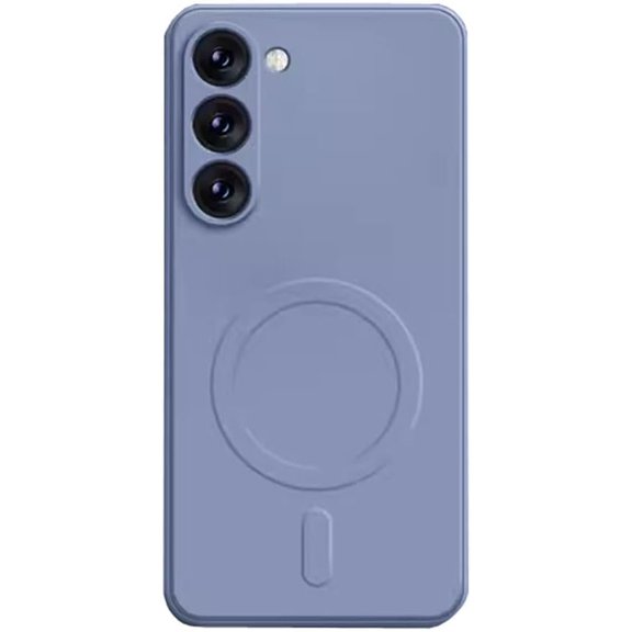 Magnetic Case for Galaxy S21 Plus Case[Compatible with Magsafe] Liquid Silicone Slim TPU Bumper Shockproof Full Camera Lens Protective Cover Phone Case for Samsung Galaxy S21 Plus Purple