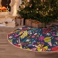 thumbnail image 5 of Bingfone Christmas Tree Skirt Mat Christmas Decoration Interior 30" -Rock Music, 5 of 6