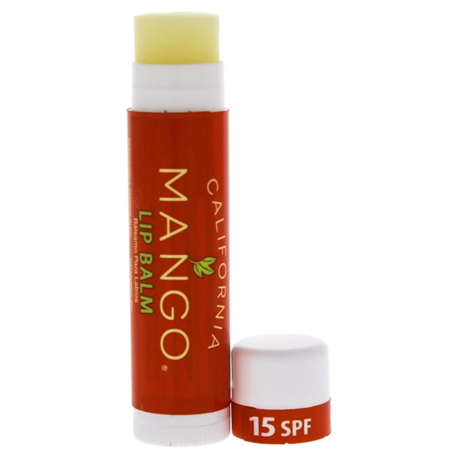 Mango Lip Balm SPF 15 by California Mango for Unisex 0.15 oz Lip Balm