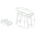 thumbnail image 3 of Baxton Studio Wales Light Brown Finished Wood 1-Drawer Console Table, 3 of 11