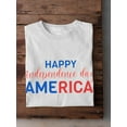 thumbnail image 3 of A Happy Independence Day. T-Shirt Men -Image by Shutterstock, Male XX-Large, 3 of 4