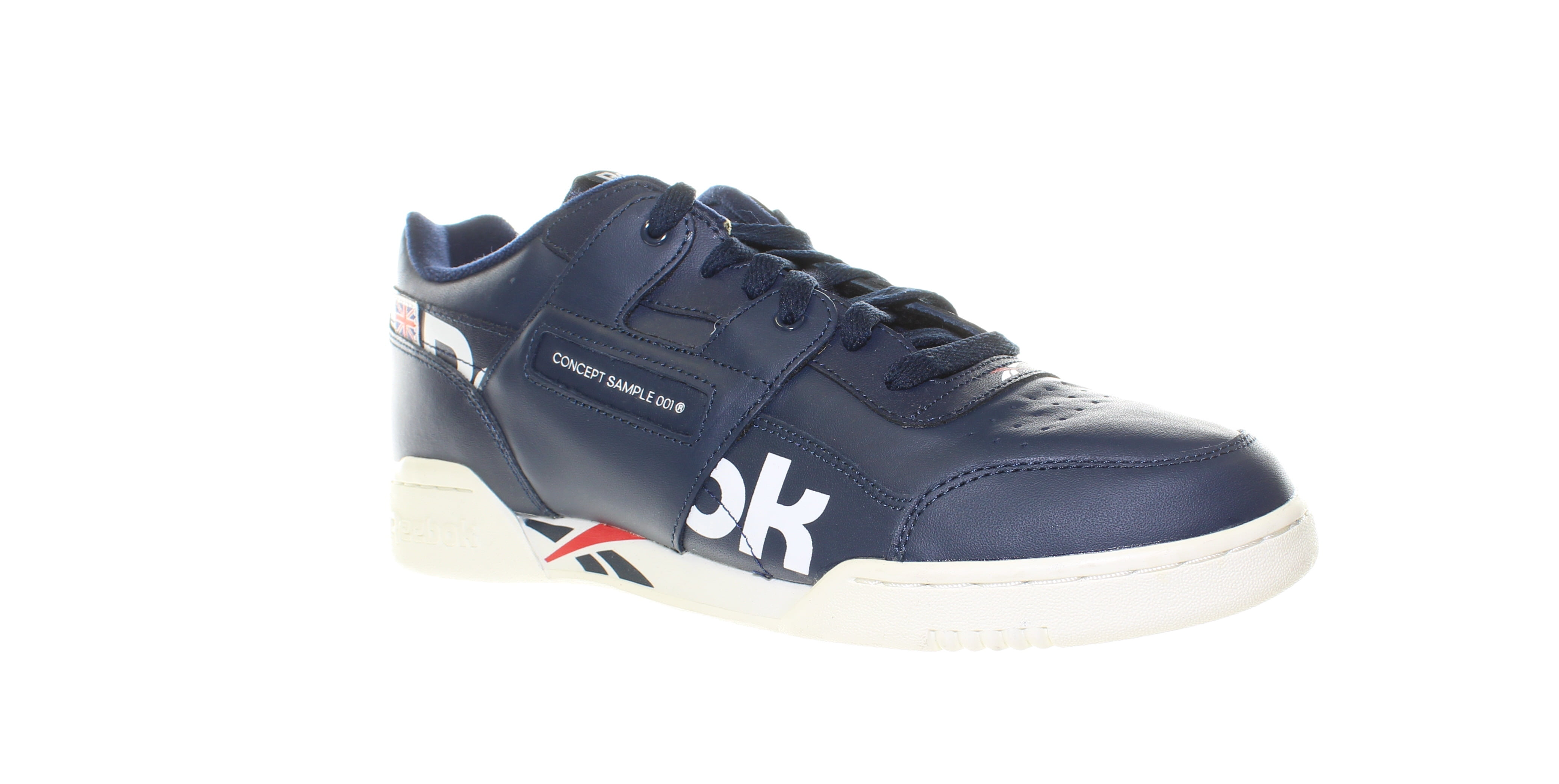 Reebok Reebok Mens Workout Plus Blue Fashion Sneaker Reebok Reebok Mens Workout Plus Blue Fashion Sneaker