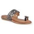 thumbnail image 1 of Lunar - Sandalias Lynn Slip-on para Mujer (Negro, Marrón), 1 of 6
