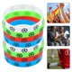 thumbnail image 3 of KAKOWELY 8 pulseras de silicona para fútbol, elásticas, accesorio para fútbol, 3 of 4