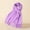Purple, variant on Pink Scarf Fleece Solid Color Imitation Scarf Versatile Fleece Scarf Warm Shawl