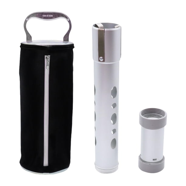 Recuperador de pelotas de golf,Bolsa para recoger pelotas de golf,portátil y ligera,Tubo recuperador de pelotas de golf Putter Campo de práctica,Bolsa recogedora de pelotas de golf con Negro