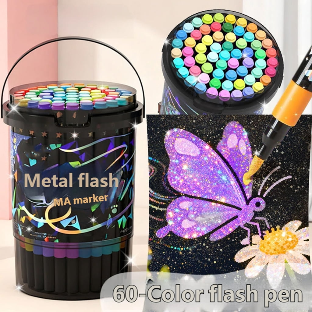 Acrylic Markers For Artist Student Drawing Craft Projects Practical Storage Case