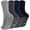 Multi-Color, variant on Non Slip Grip Socks for Men – LOFIR 4 Pairs Unisex Grippy Socks with Grippers, Non Skid Crew Socks for Men Women, Elderly Seniors Hospital Home Nursing, Size 13-15